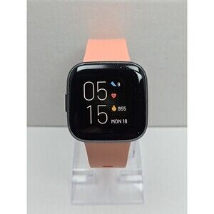 Fitbit Versa 2 Smartwatch Gray 40mm Alexa WR50M Always On Display W/ Charger